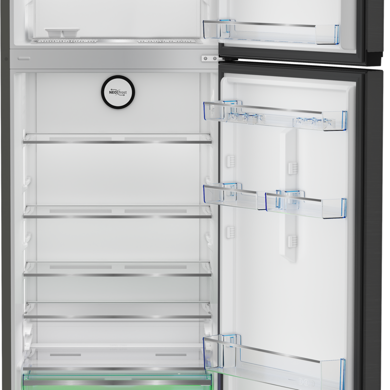 ثلاجة بيكو 455 لتر صافى 406 لتر نوفروست أنفرتر 2 باب استانليس غامق RDNG551M20XBR beko ثلاجة بيكو 455 لتر صافى 406 لتر نوفروست أنفرتر 2 باب استانليس غامق RDNG551M20XBR beko