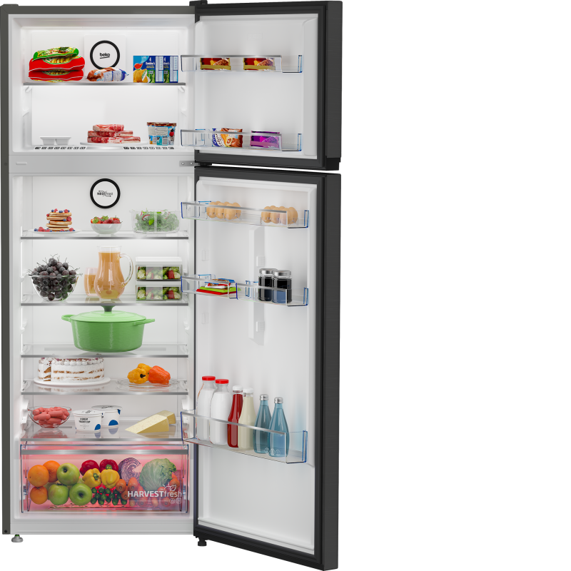 ثلاجة بيكو 455 لتر صافى 406 لتر نوفروست أنفرتر 2 باب استانليس غامق RDNG551M20XBR beko ثلاجة بيكو 455 لتر صافى 406 لتر نوفروست أنفرتر 2 باب استانليس غامق RDNG551M20XBR beko