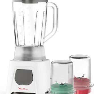 خلاط مولينكس بلينديو 1.5 لتر 450 واط ابيض LM2B3126 moulinex