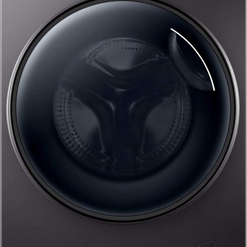 غسالة ملابس هاير 9 كجم اتوماتيك بموتور إنفرتر - فضي غامق - HW90-B14959S8TU1