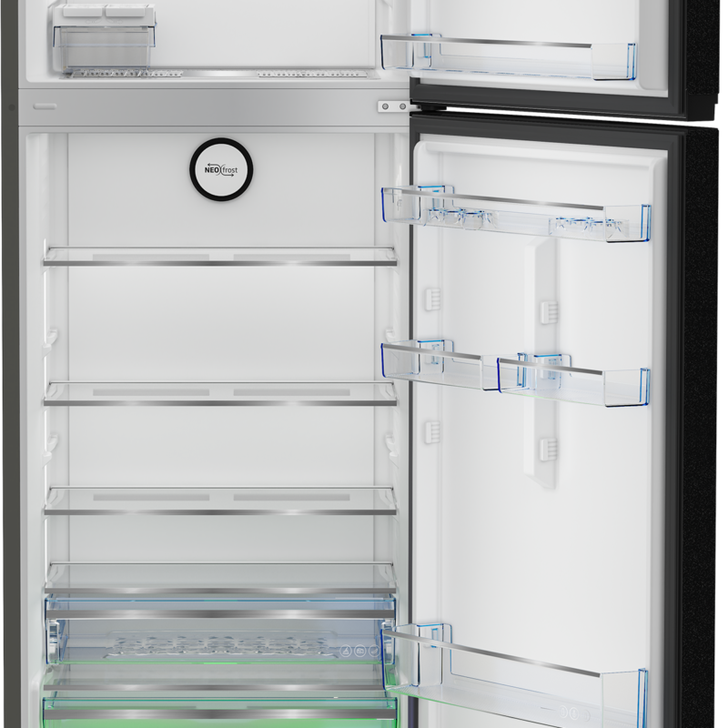 ثلاجة بيكو 450 لتر صافى 406 لتر نوفروست أنفرتر 2 باب اسود RDNE455M20XBIDEGB beko ثلاجة بيكو 450 لتر صافى 406 لتر نوفروست أنفرتر 2 باب اسود RDNE455M20XBIDEGB beko