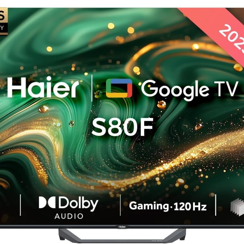 تليفزيون هاير 50 بوصة سمارت جوجل الذكي 4K QLED H50S80F haier
