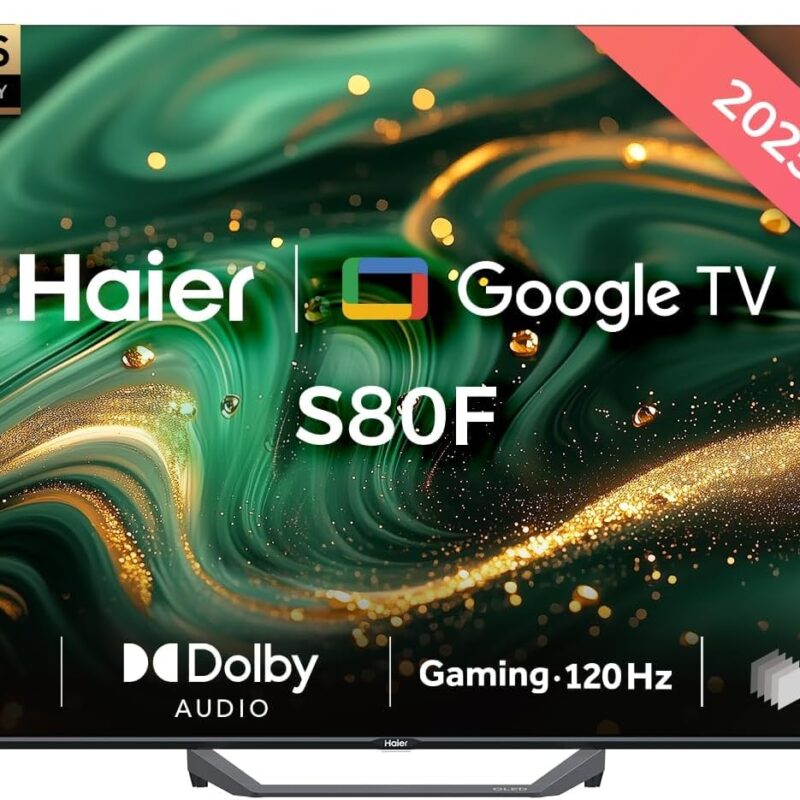 تليفزيون هاير 55 بوصة سمارت جوجل الذكي 4K QLED H55S80EU haier تليفزيون هاير 55 بوصة سمارت جوجل الذكي 4K QLED H55S80EU haier