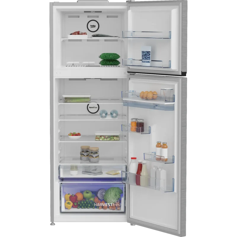 beko-477l-net-capacity-interior-storage ثلاجة بيكو 18 قدم بالحنفية هارفست فريش انفرتر سعة 477 لتر موديل B3RDNE500LDXB