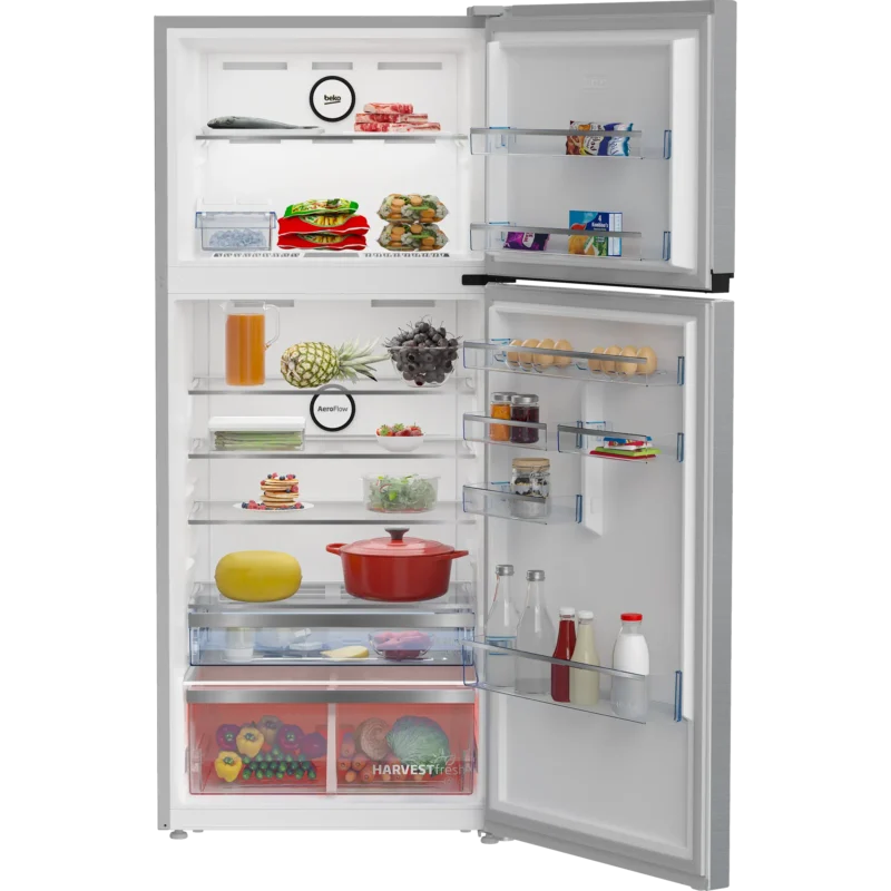 beko-b3rdne590zxb-stainless-fridge-590l 3 ثلاجة بيكو 590 لتر إستانليس انفرتر موديل B3RDNE590ZXB تكنولوجيا AeroFlow سعة 557 لتر