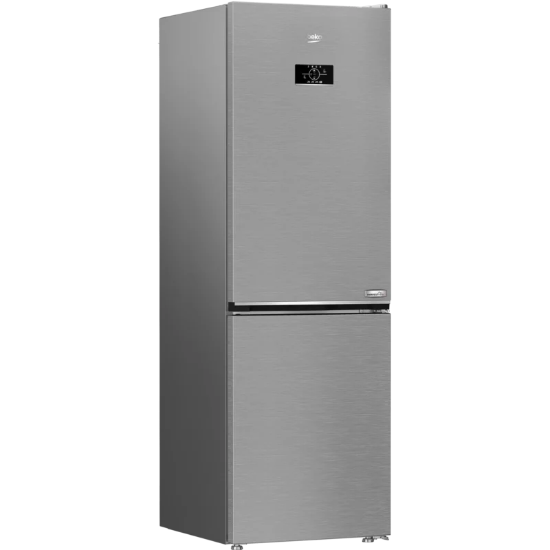 beko-combi-fridge-bottom-freezer-rcne367e30zxb ثلاجة بيكو كومبي فريزر سفلي 367 لتر إستانليس موديل RCNE367E30ZXB