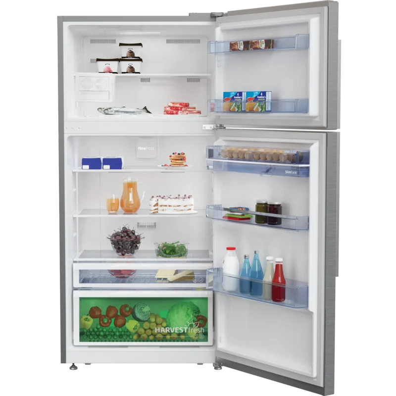 beko-fridge-dispenser-600l-inox-rdne600k20dx 2 ثلاجة بيكو 600 لتر 22 قدم إينوكس بالحنفية انفرتر موديل RDNE600K20DX سعة 555 لتر