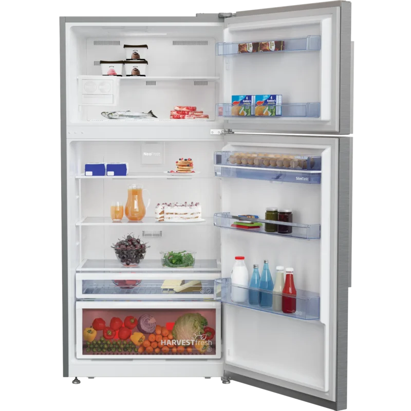 beko-fridge-dispenser-600l-inox-rdne600k20dx 3 ثلاجة بيكو 600 لتر 22 قدم إينوكس بالحنفية انفرتر موديل RDNE600K20DX سعة 555 لتر