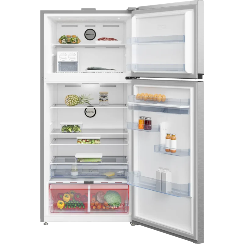 beko-giant-fridge-650l-rdne650e60xp-stainless 2 ثلاجة بيكو 650 لتر 24 قدم إستانليس انفرتر موديل RDNE650E60XP سعة صافية 630 لتر