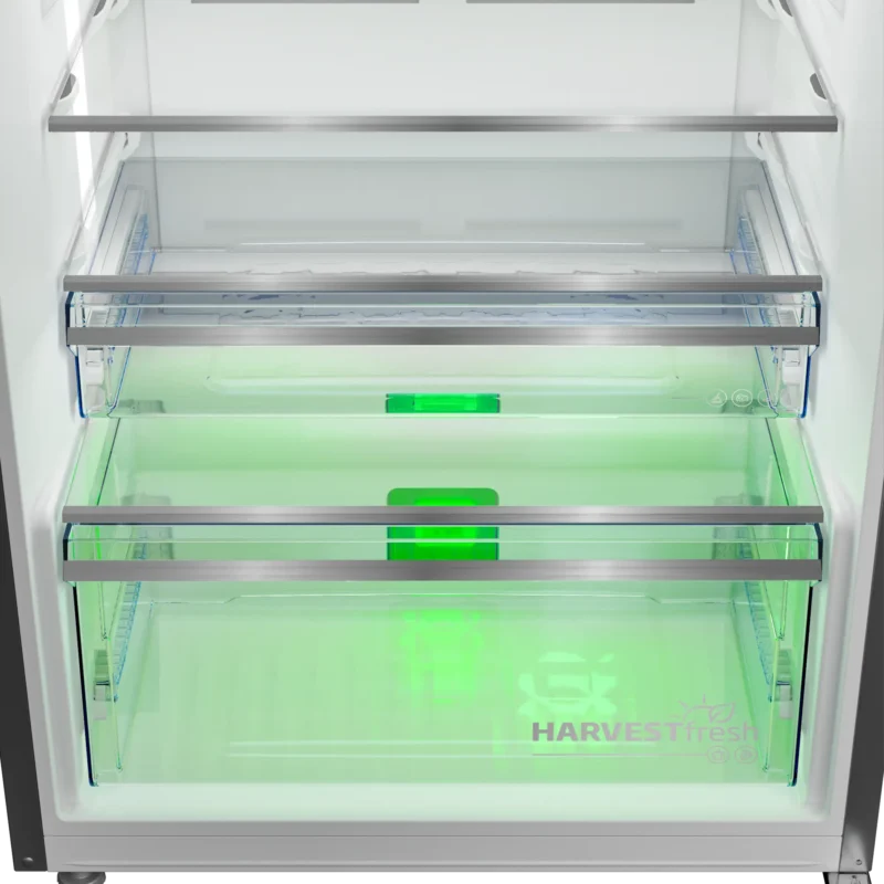 beko-harvest-fresh-colors-inside-black-fridge ثلاجة بيكو 455 لتر أسود ديجيتال هارفست فريش انفرتر موديل RDNE455M20XBIDB