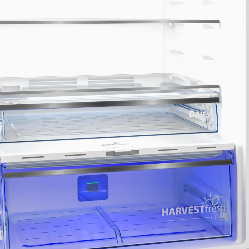 beko-harvestfresh-technology-lights ثلاجة بيكو 590 لتر لون أسود انفرتر هارفست فريش موديل B3RDNE590ZB سعة 557 لتر