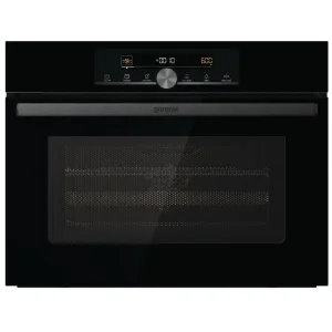 فرن ميكروويف مدمج جورينجي 50 لتر موديل BCM4547A10BG لون أسود زجاجي كومبي مع قلاية هوائية