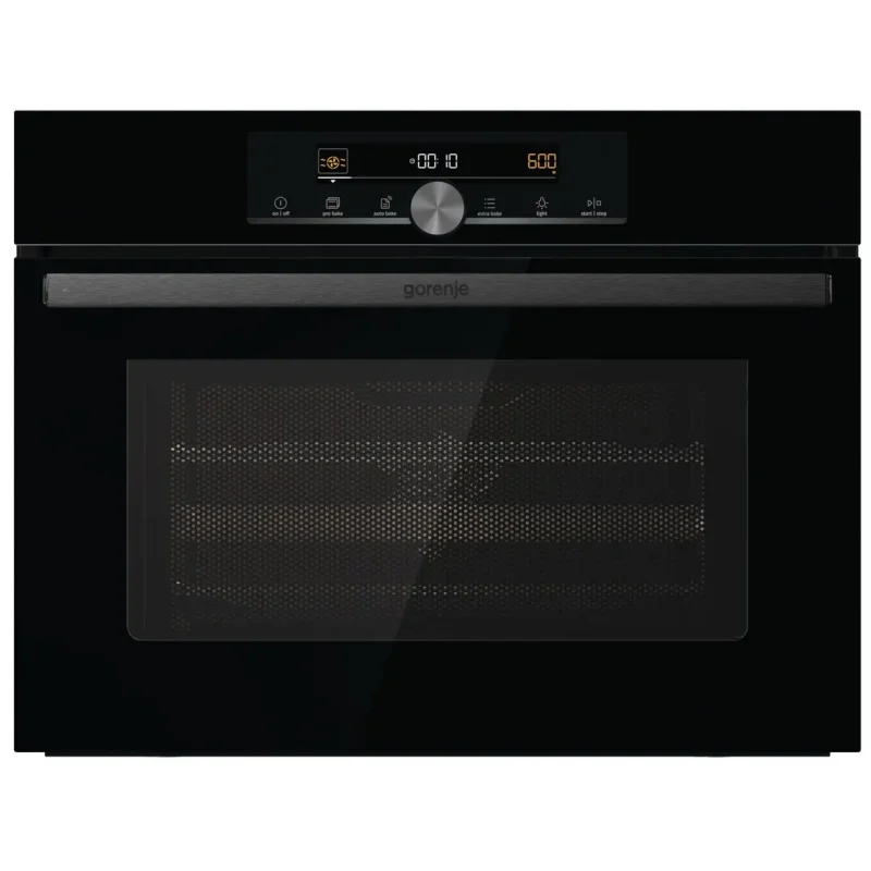 فرن ميكروويف مدمج جورينجي 50 لتر موديل BCM4547A10BG لون أسود زجاجي كومبي مع قلاية هوائية