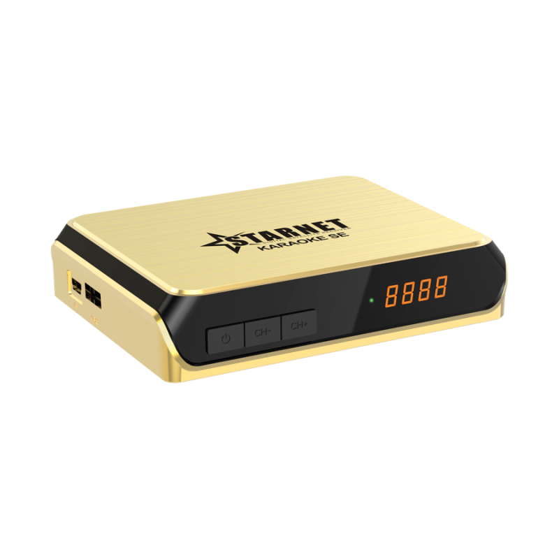 StarNet karaoke receiver for terrestrial and satellite broadcasting