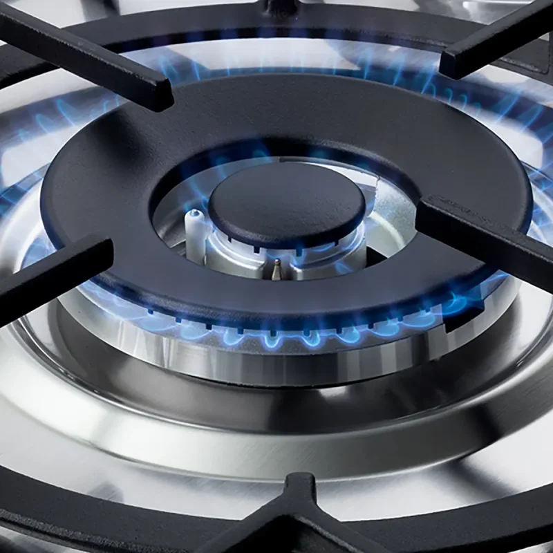 elba-gas-hob-75cm-5-burners-elio75-545-stainless (2) copy مسطح غاز إلبا بيلت ان عرض 75 سم ستانلس ستيل 5 شعلة بحوامل اينامل ومفاتيح أمامية موديل ELIO 75-545