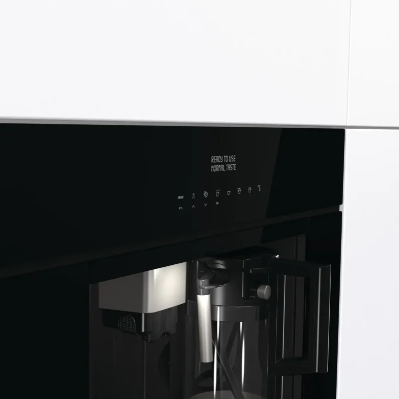gorenje-built-in-coffee-machine-cma9200bg-black-glass (3) copy ماكينة قهوة بيلت ان جورينجي موديل CMA9200BG زجاج أسود تحكم باللمس لتحضير الاسبريسو والكابتشينو