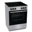 بوتجاز Gorenje GEC6A11SG كهرباء كامل 60 سم سطح زجاج سيراميك 4 شعلات وفرن بمروحة