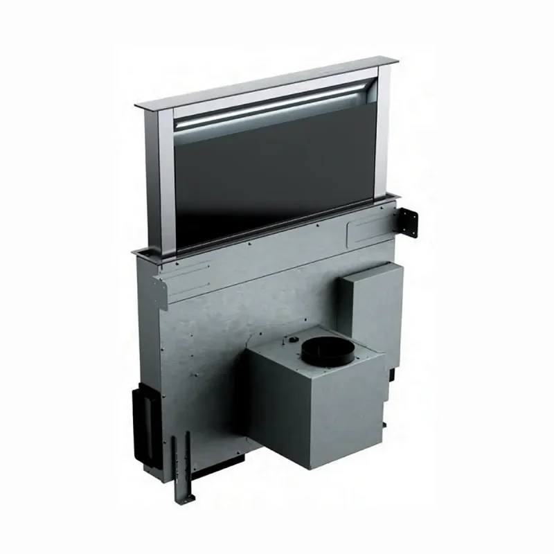 شفاط مطبخ إلبا غاطس داون درافت 90 سم زجاج أسود موديل KCH 5010 BK copy شفاط Elba KCH 5010 BK غاطس في الرخامة 90 سم زجاج أسود وستانلس ستيل تحكم باللمس