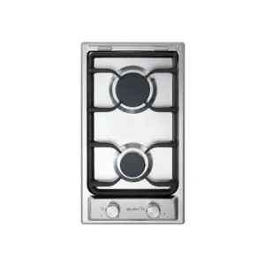 مسطح Elba EN35-200XD غاز دومينو 30 سم ستانلس ستيل حوامل زهر ثقيلة وأمان