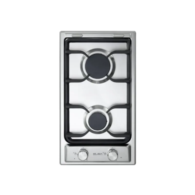 مسطح Elba EN35-200XD غاز دومينو 30 سم ستانلس ستيل حوامل زهر ثقيلة وأمان