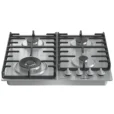 مسطح Gorenje GW642X غاز 60 سم ستانلس ستيل 4 شعلات منهم شعلة ثلاثية وحوامل زهر