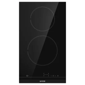 مسطح Gorenje ECT321BCSC دومينو 30 سم زجاج سيراميك أسود 2 عين تحكم باللمس