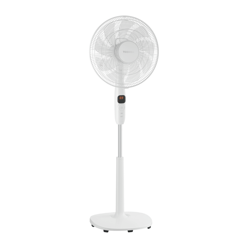 Toshiba 16-inch Stand Fan, 26 Speeds, Remote Control, Model F-DSD70EG(W)