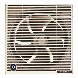 Tornado 30cm Bathroom Exhaust Fan with Grille (Cream) – TVS-30CM