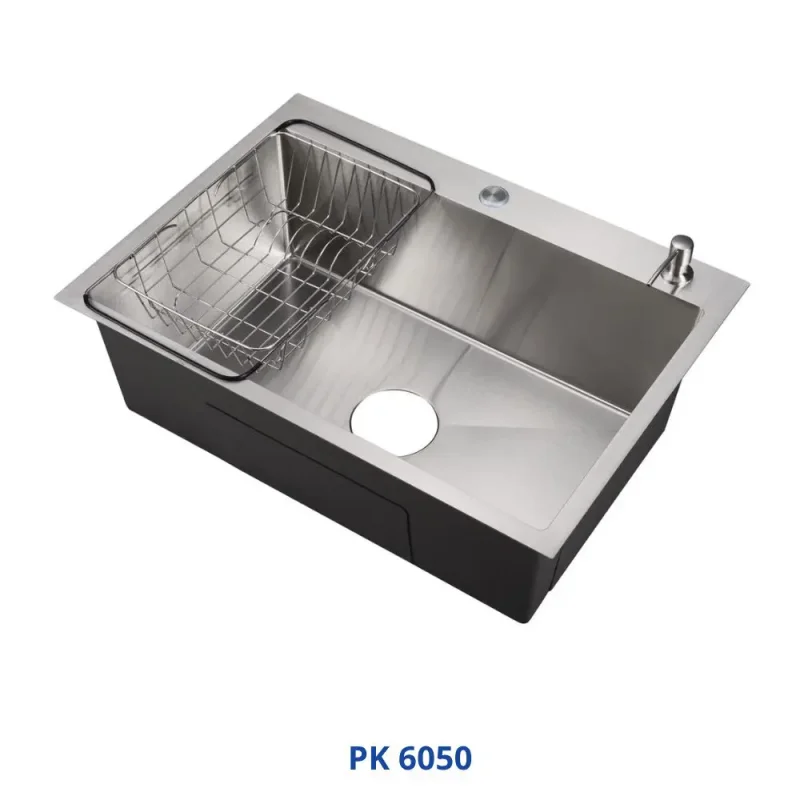 Corgi stainless steel kitchen sink PK 6050 – 60*50
